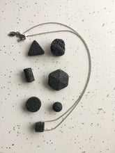 Lava Diffuser Necklace - Single bead on dainty chain